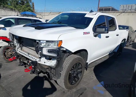 2023 Chevrolet Silverado 1500 4Wd Short Bed Lt Trail Boss z USA, uszkodzony, nr VIN 3GCUDFEDXPG331436
